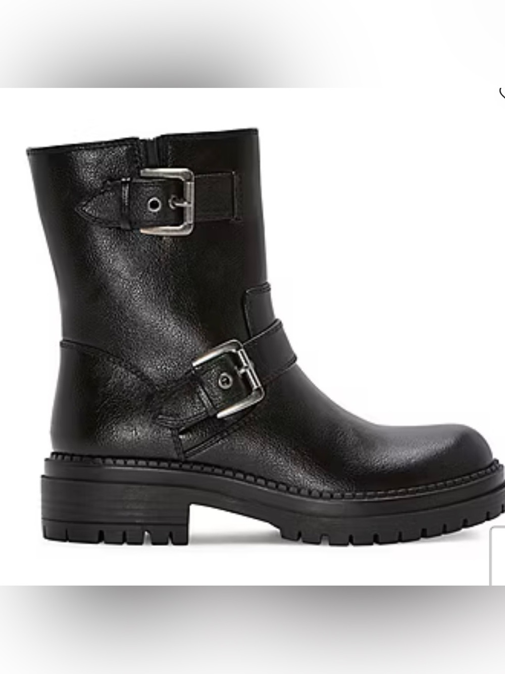 NWT Arizona Jean Co Womens Tilpa Stacked Heel Black Combat Boots 9M